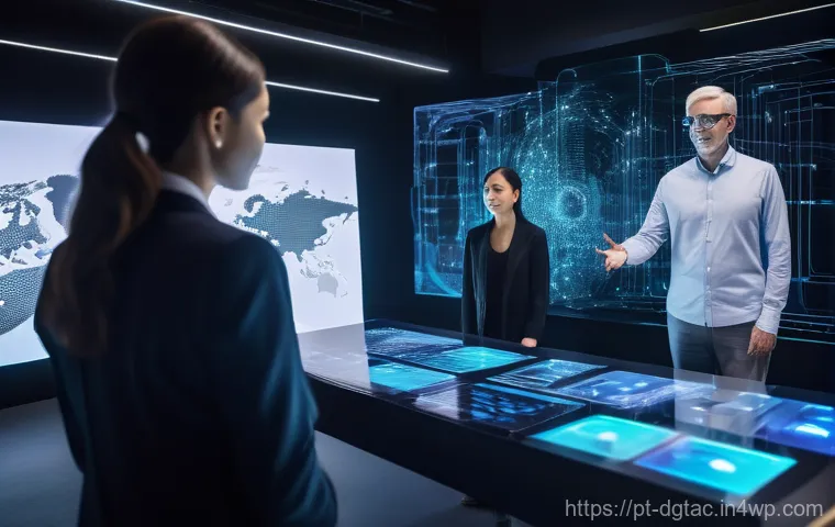 디지털 시대의 멘토링과 전문성 - **Prompt: The Symphony of Human-AI Collaboration**
"A diverse group of professionals, including ...