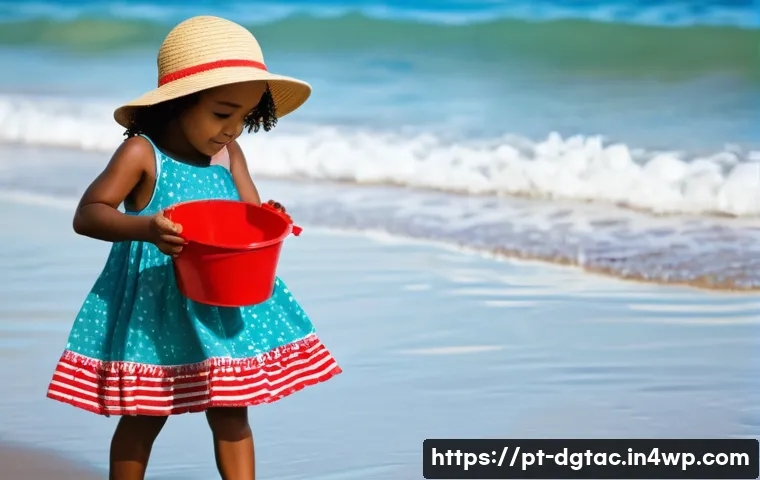 전문성 향상에 기여하는 협업 툴 - **Prompt:** A young girl, around 7 years old, wearing a colorful, patterned sundress and a sun hat, ...