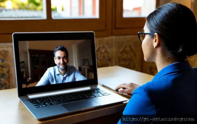 전문성 향상을 위한 온라인 워크숍 - Photorealistic home-office scene in Lisbon, Portugal, a Portuguese-speaking marketing professional i...